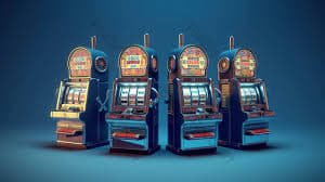 Mobile device displaying casino game interface with balance and betting controls